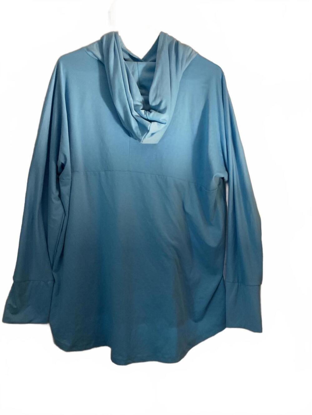 LuLaRoe Sky Blue Hoodie Size 2XL - Picture 6 of 8